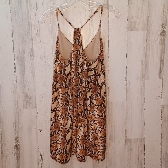 Judith March Snakeskin Print Dress Size Small - Picture 4 of 6